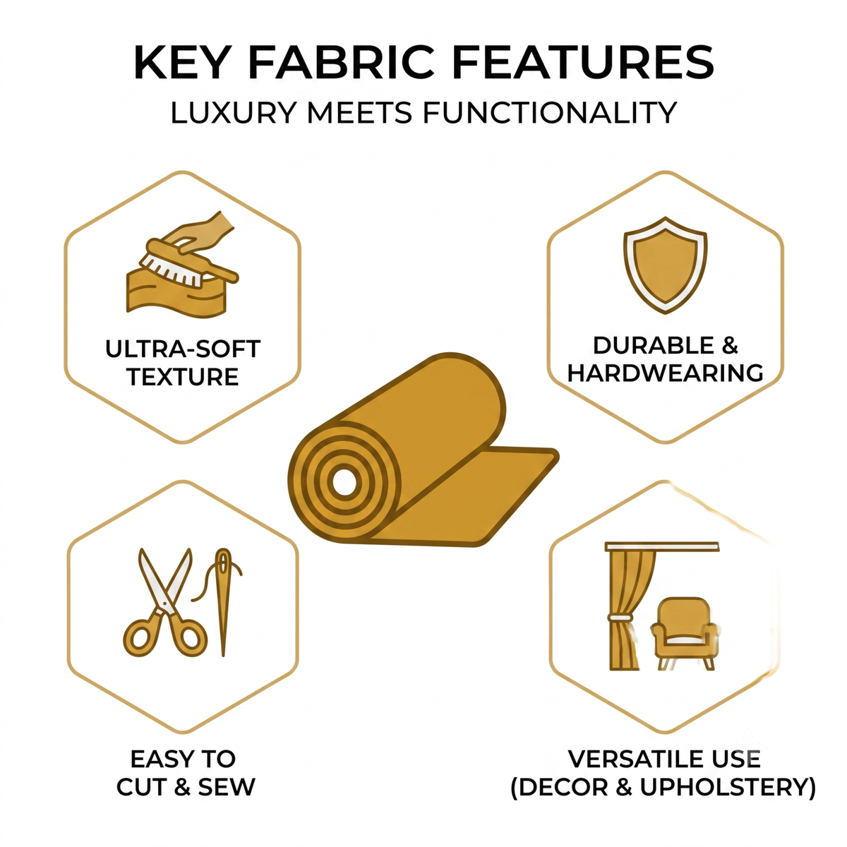 Plain Plush Velvet Fabric | 55" Wide Upholstery Material | Furniture, Headboards & Cushions