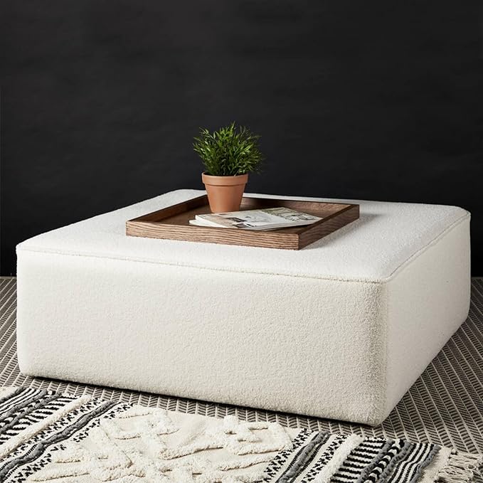 Square Ottoman Coffee Table Stool