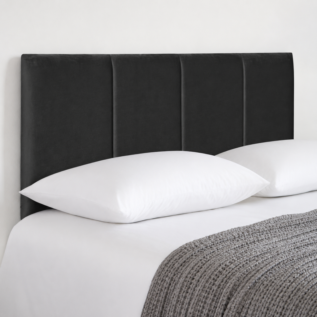 24” Ruby Plush Bed Headboard, Thick Padded Divan Headboard