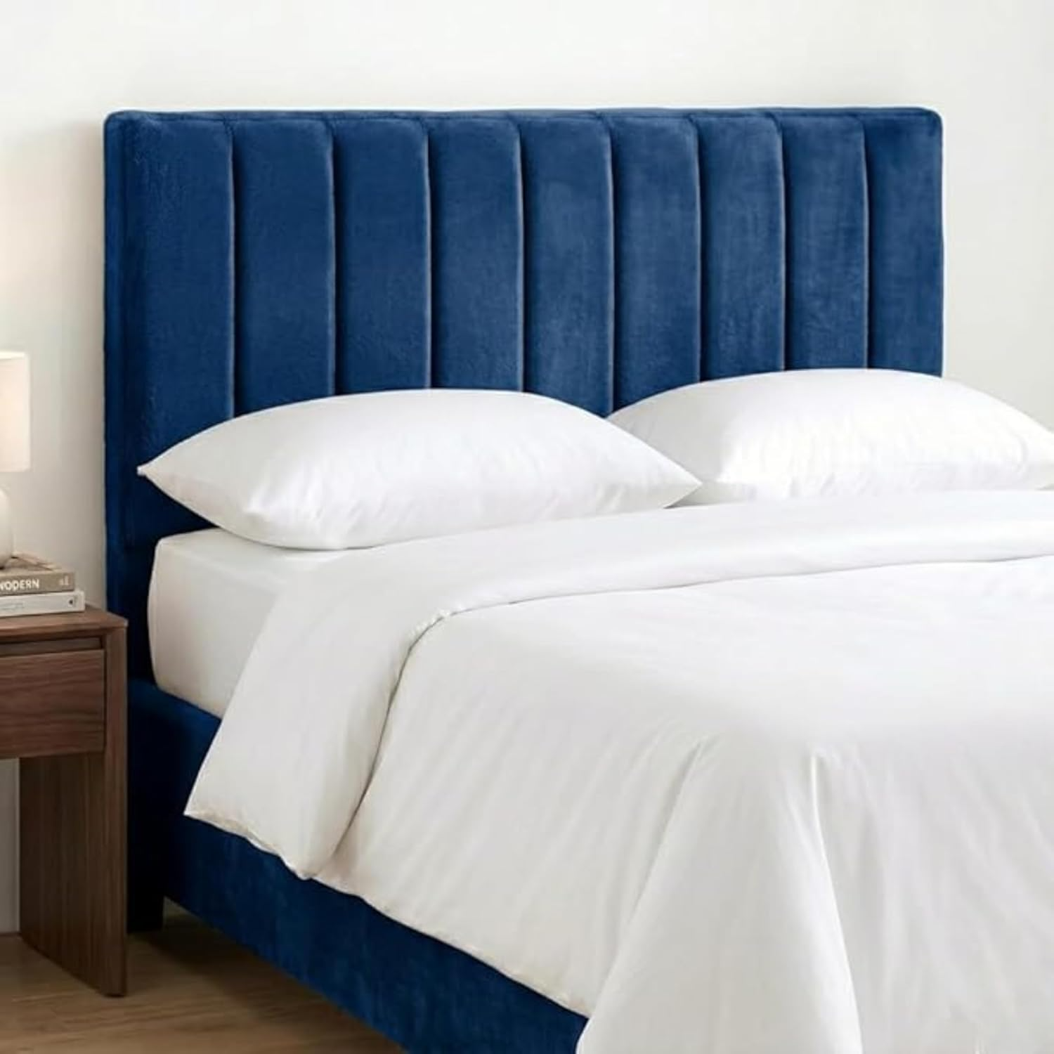 24" Plush Fabric Upholstered Headboard 9VP Padded Divan Bed Headboard