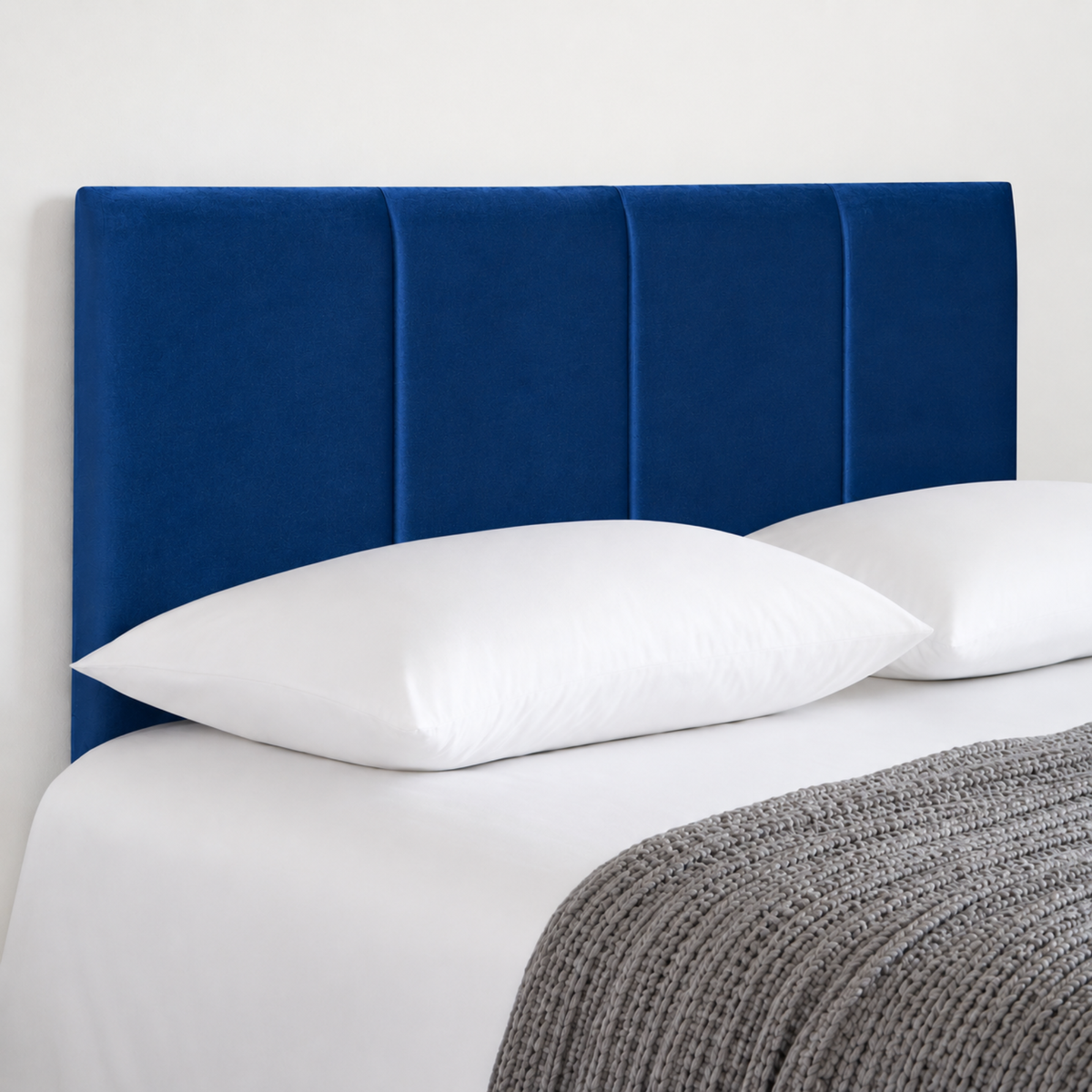 24” Ruby Plush Bed Headboard, Thick Padded Divan Headboard
