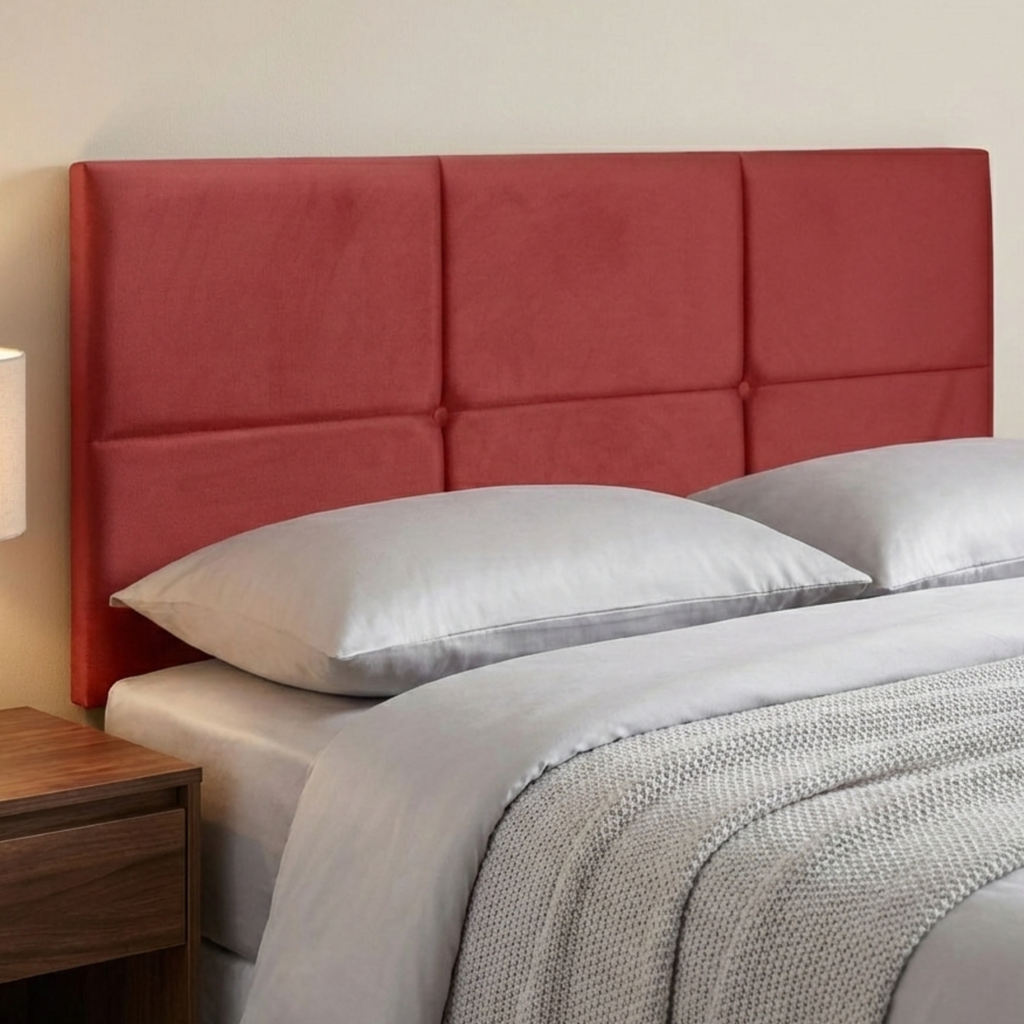 24" Olive Headboard | Plush Fabric Upholstered Padded Divan Bed Headboard UK