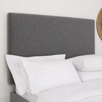 24" Plain Design Plush Fabric Headboard for Beds | Padded Divan Bed Headboard
