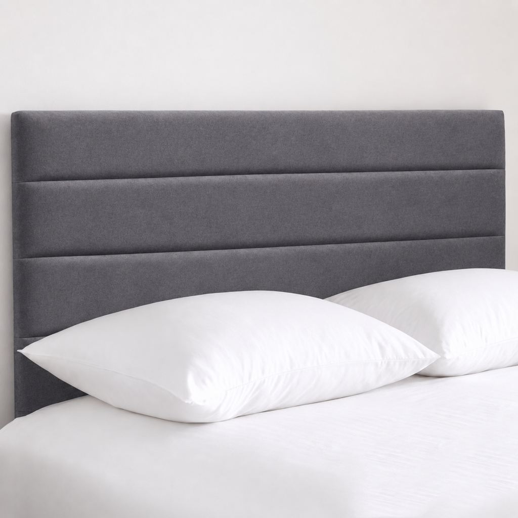24" Venice Headboards for Beds | Plush Fabric Upholstered Padded Divan Headboard UK