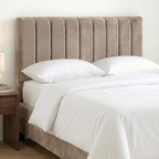 24" Plush Fabric Upholstered Headboard 9VP Padded Divan Bed Headboard