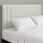 24" Indigo Plush Fabric Headboard for Beds | Padded Divan Bed Headboard