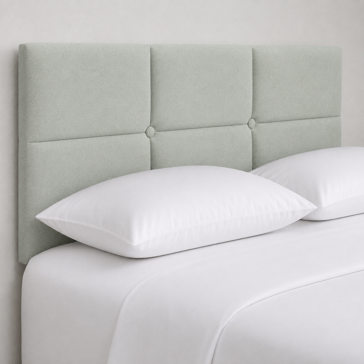 24" Olive Headboard | Plush Fabric Upholstered Padded Divan Bed Headboard UK