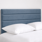 24" Venice Headboards for Beds | Plush Fabric Upholstered Padded Divan Headboard UK