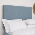 24" Plain Design Plush Fabric Headboard for Beds | Padded Divan Bed Headboard