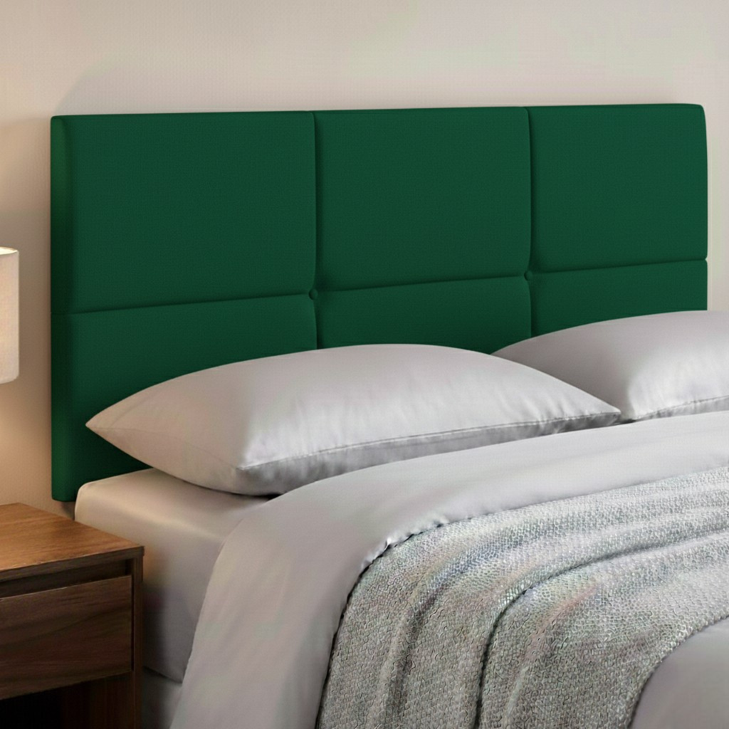 24" Olive Headboard | Plush Fabric Upholstered Padded Divan Bed Headboard UK