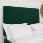 24" Plain Design Plush Fabric Headboard for Beds | Padded Divan Bed Headboard