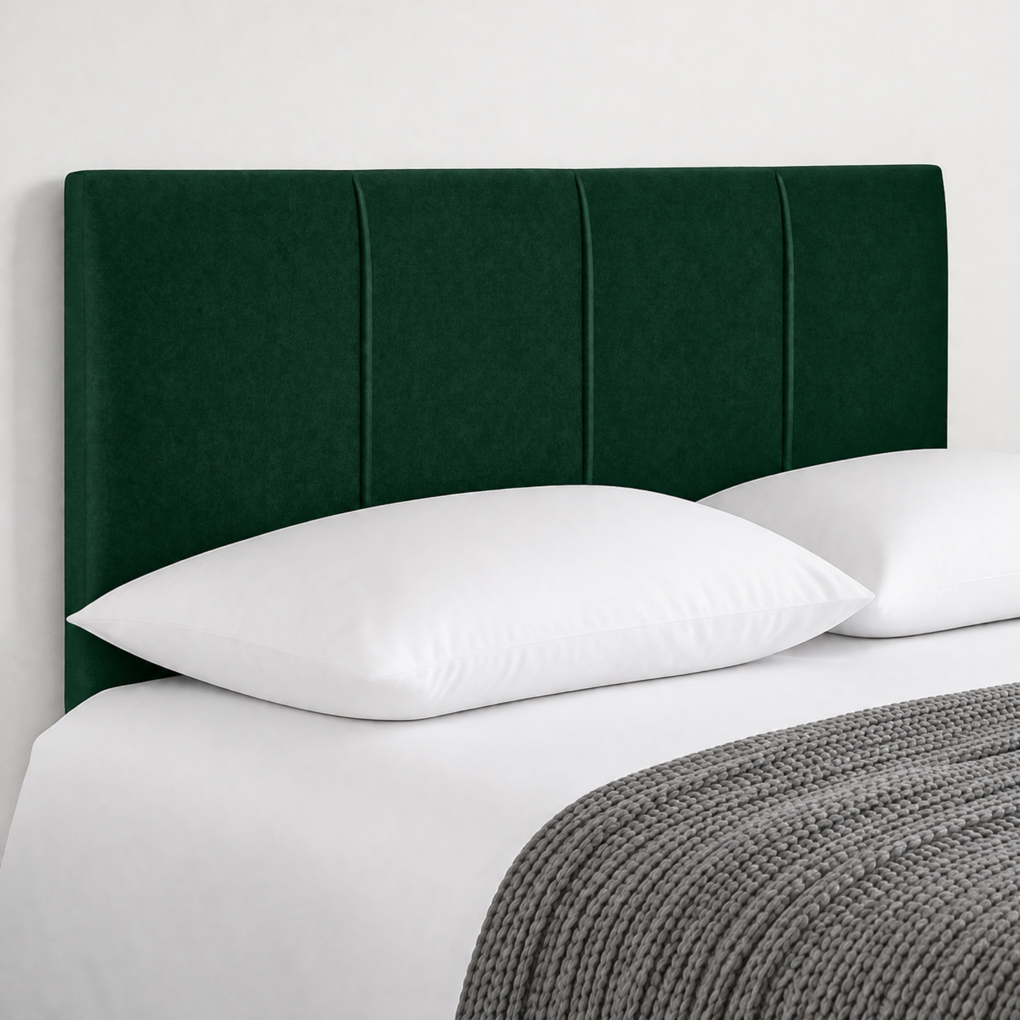 24” Ruby Plush Bed Headboard, Thick Padded Divan Headboard