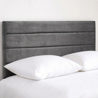 24" Venice Headboards for Beds | Plush Fabric Upholstered Padded Divan Headboard UK