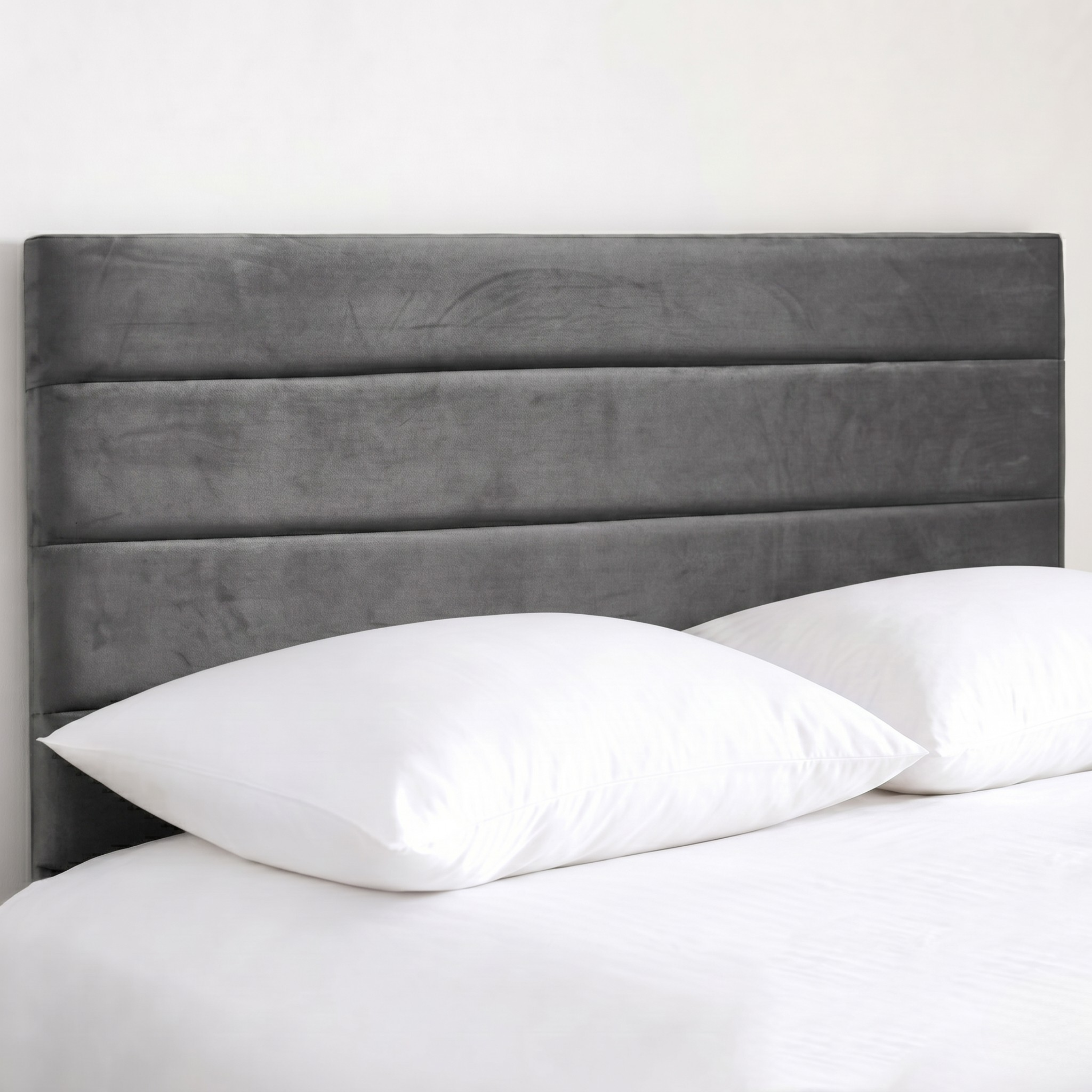 24" Venice Headboards for Beds | Plush Fabric Upholstered Padded Divan Headboard UK