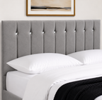 24" Sandal Plush Fabric Headboard for Beds | Padded Divan Bed Headboard