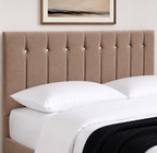 24" Sandal Plush Fabric Headboard for Beds | Padded Divan Bed Headboard