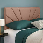 Butterfly Plush Fabric Upholstered Headboard | Padded Divan Bed Headboard | 24" Luxury Headboard