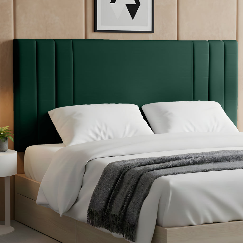 24" Rio Plush Fabric Upholstered Headboard – Padded Divan Bed Headboard