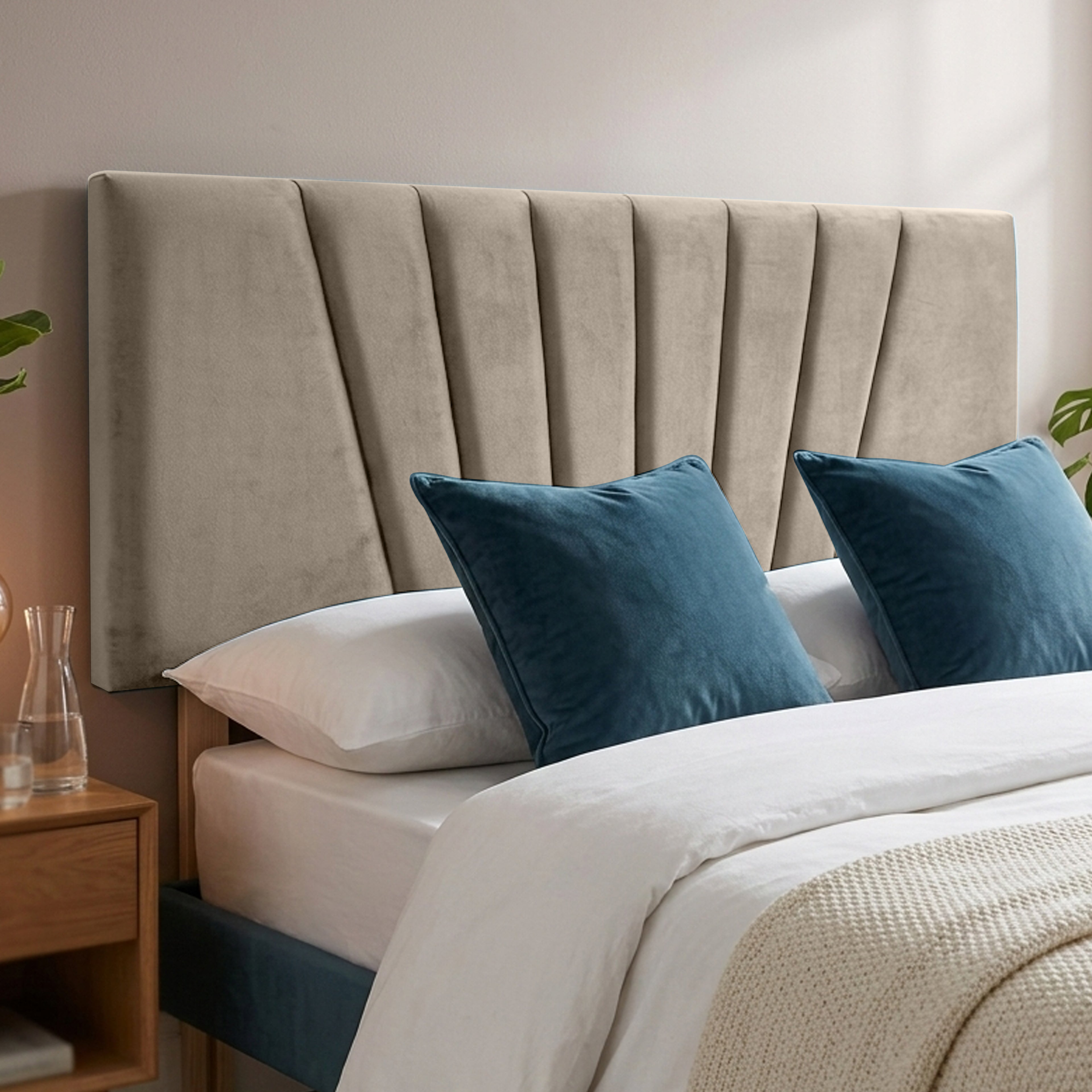 24” Sunrise Plush Bed Headboard – Thick Padded Divan Headboard