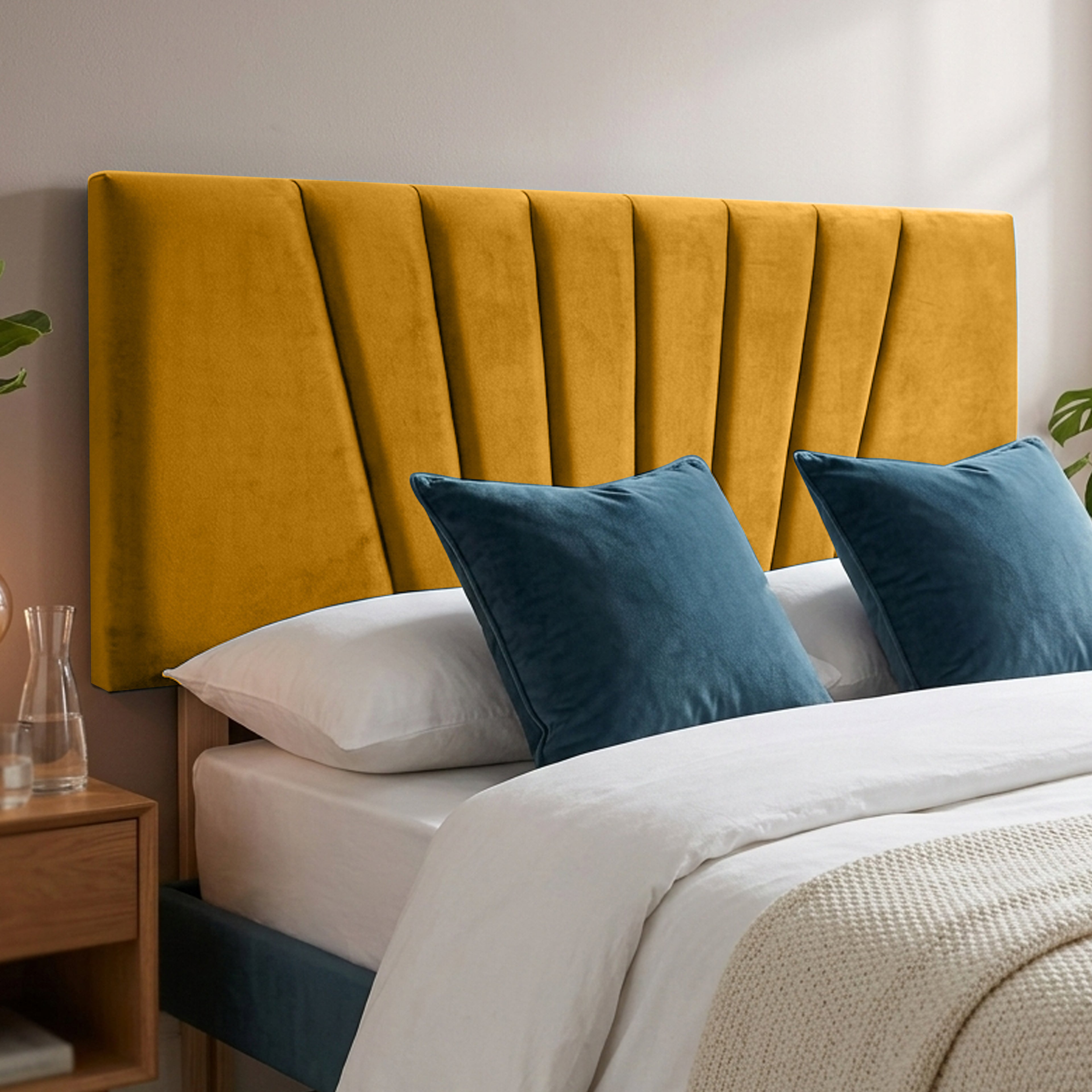 24” Sunrise Plush Bed Headboard – Thick Padded Divan Headboard