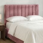 24" Plush Fabric Upholstered Headboard 9VP Padded Divan Bed Headboard