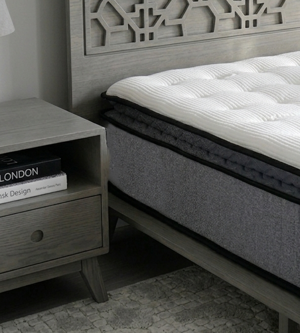 11.5” Pocket Sprung Mattress - 7 Layers Durable Orthopedic Mattress with Medium Firm Breathable Pocket Spring Mattresses Pillow Top