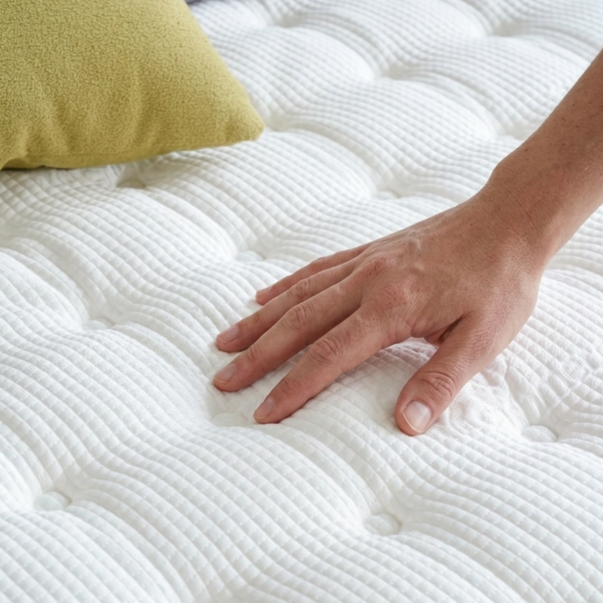 11.5” Pocket Sprung Mattress - 7 Layers Durable Orthopedic Mattress with Medium Firm Breathable Pocket Spring Mattresses Pillow Top