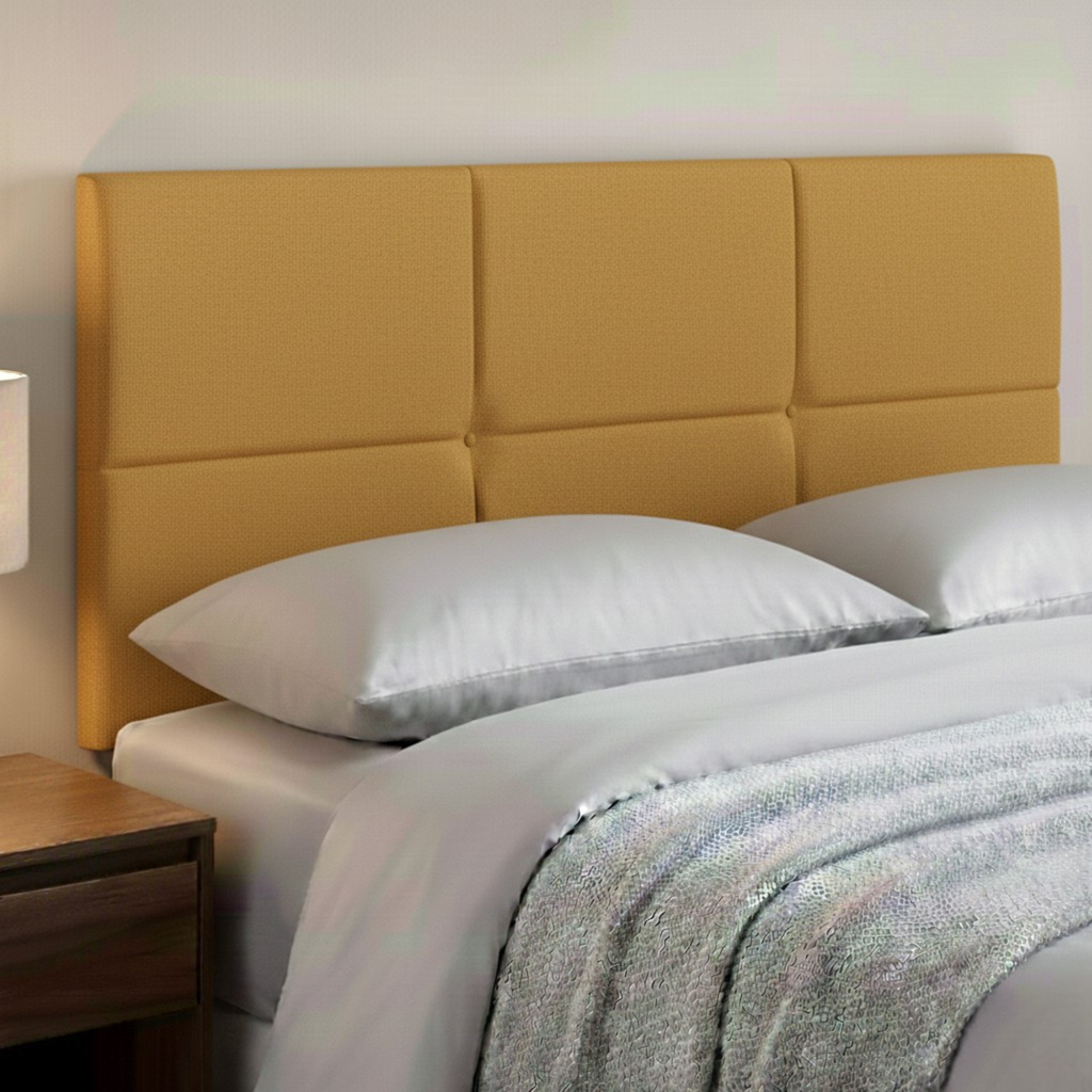 24" Olive Headboard | Plush Fabric Upholstered Padded Divan Bed Headboard UK