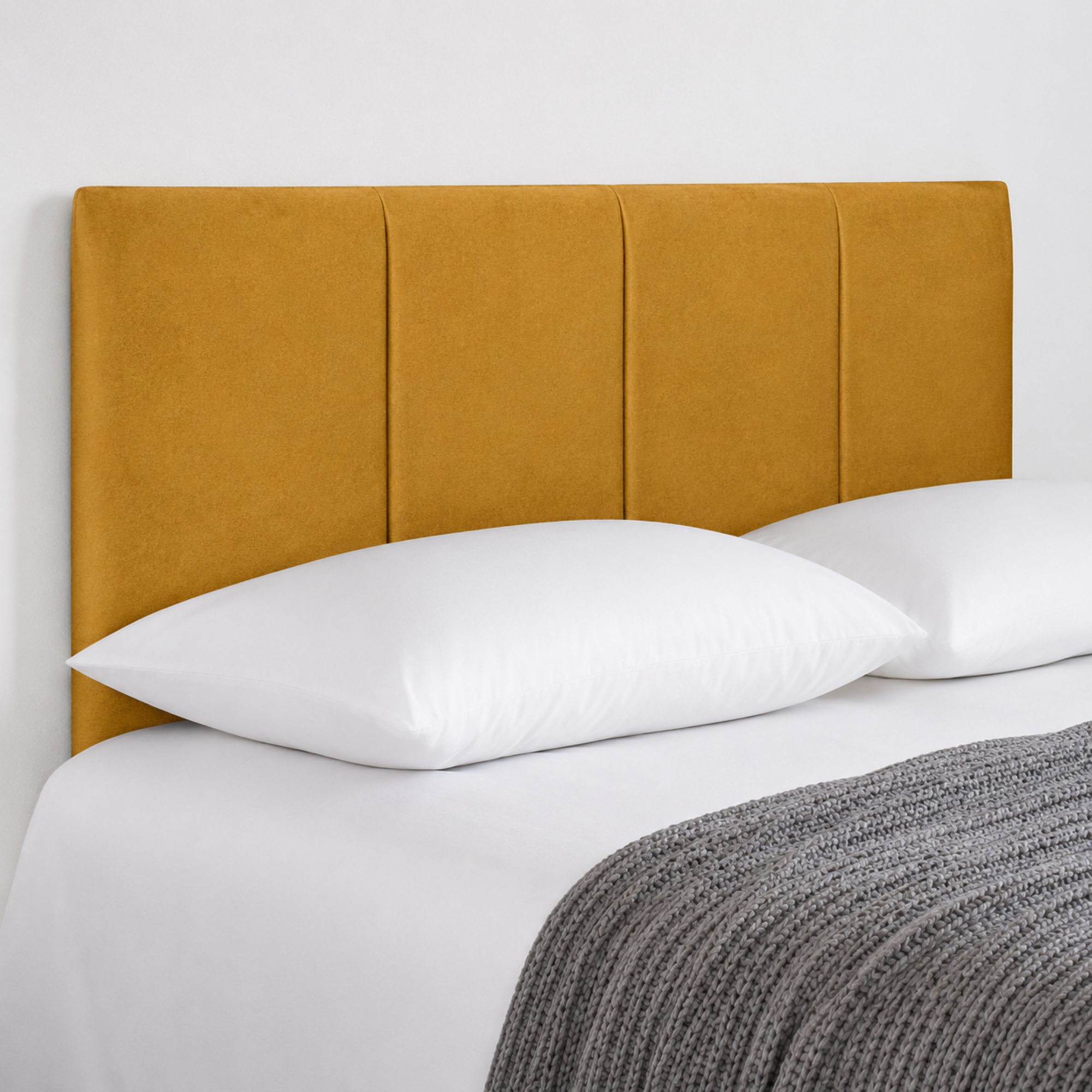 24” Ruby Plush Bed Headboard, Thick Padded Divan Headboard