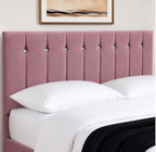 24" Sandal Plush Fabric Headboard for Beds | Padded Divan Bed Headboard