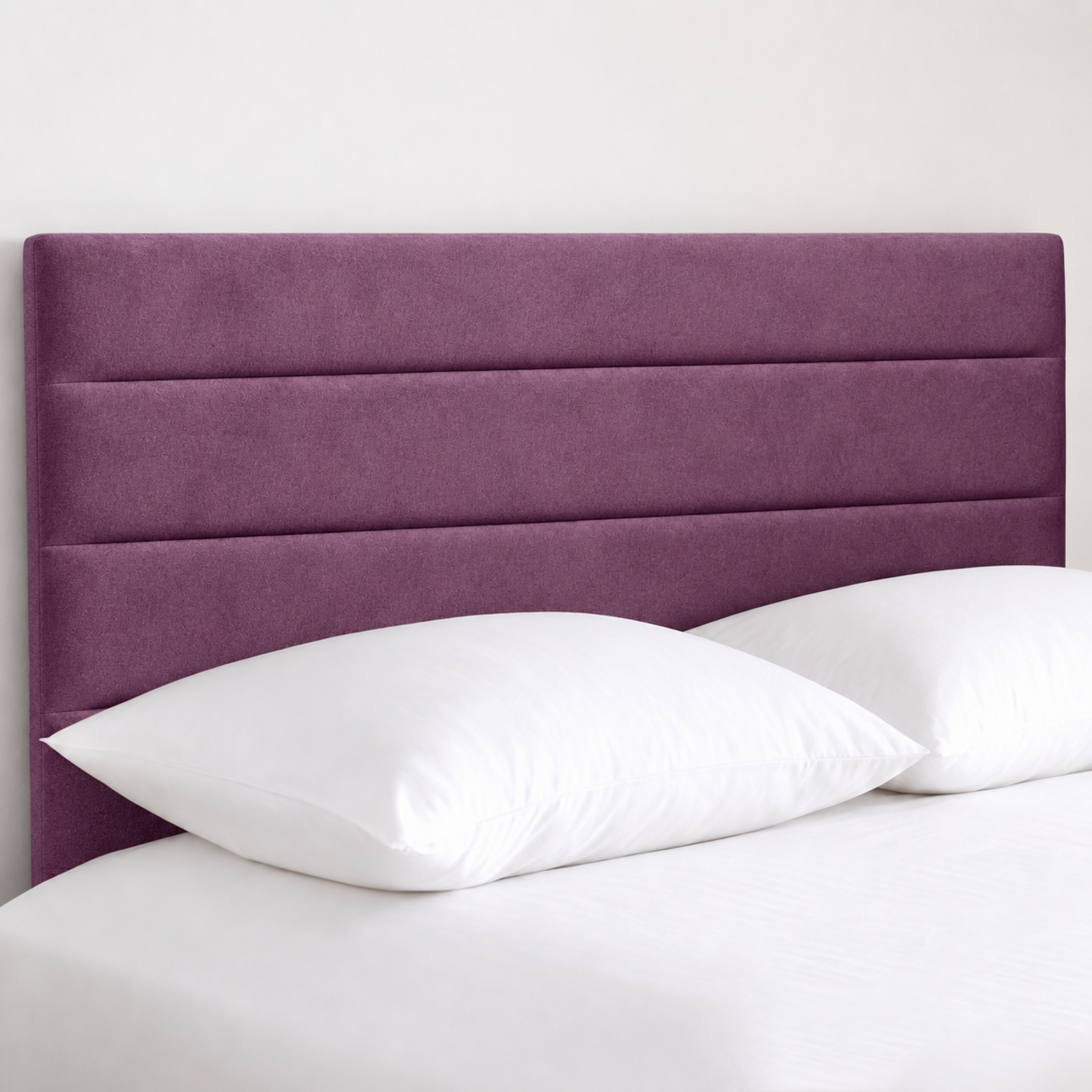 24" Venice Headboards for Beds | Plush Fabric Upholstered Padded Divan Headboard UK