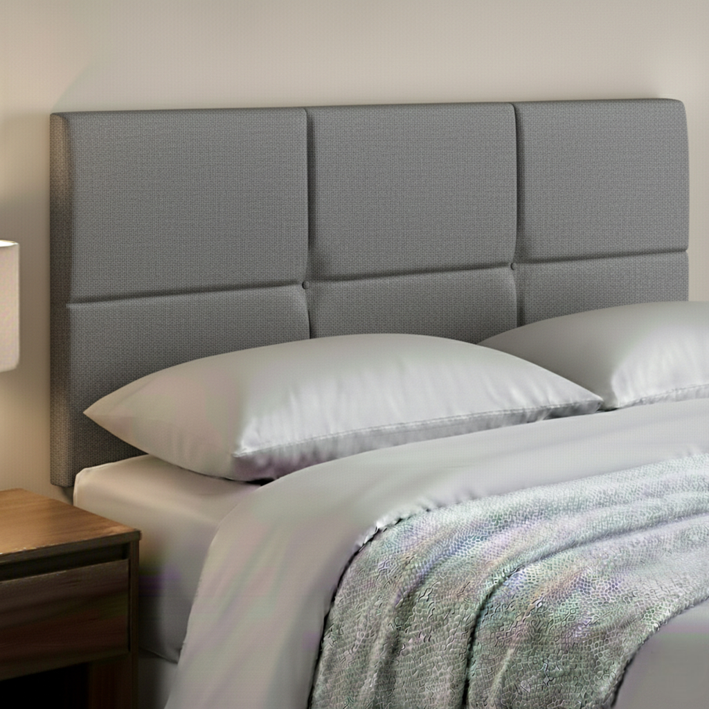 24" Olive Headboard | Plush Fabric Upholstered Padded Divan Bed Headboard UK