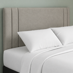 24" Indigo Plush Fabric Headboard for Beds | Padded Divan Bed Headboard