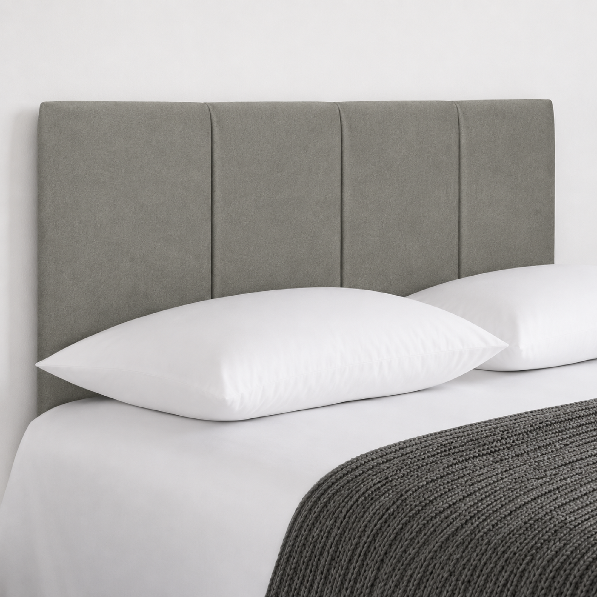 24” Ruby Plush Bed Headboard, Thick Padded Divan Headboard