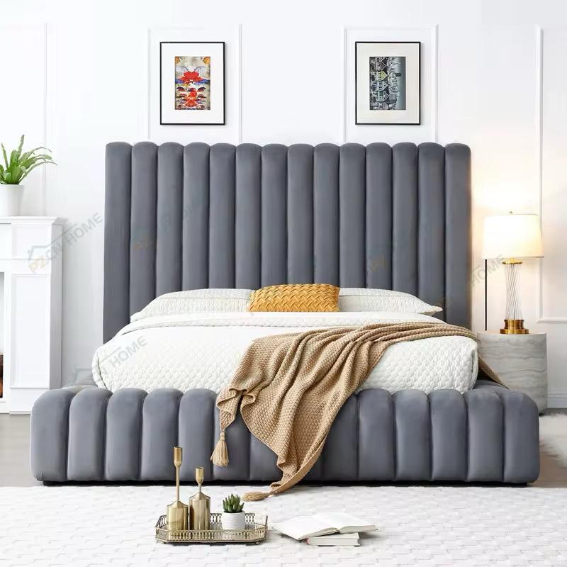 Stripe Panel Bedframe