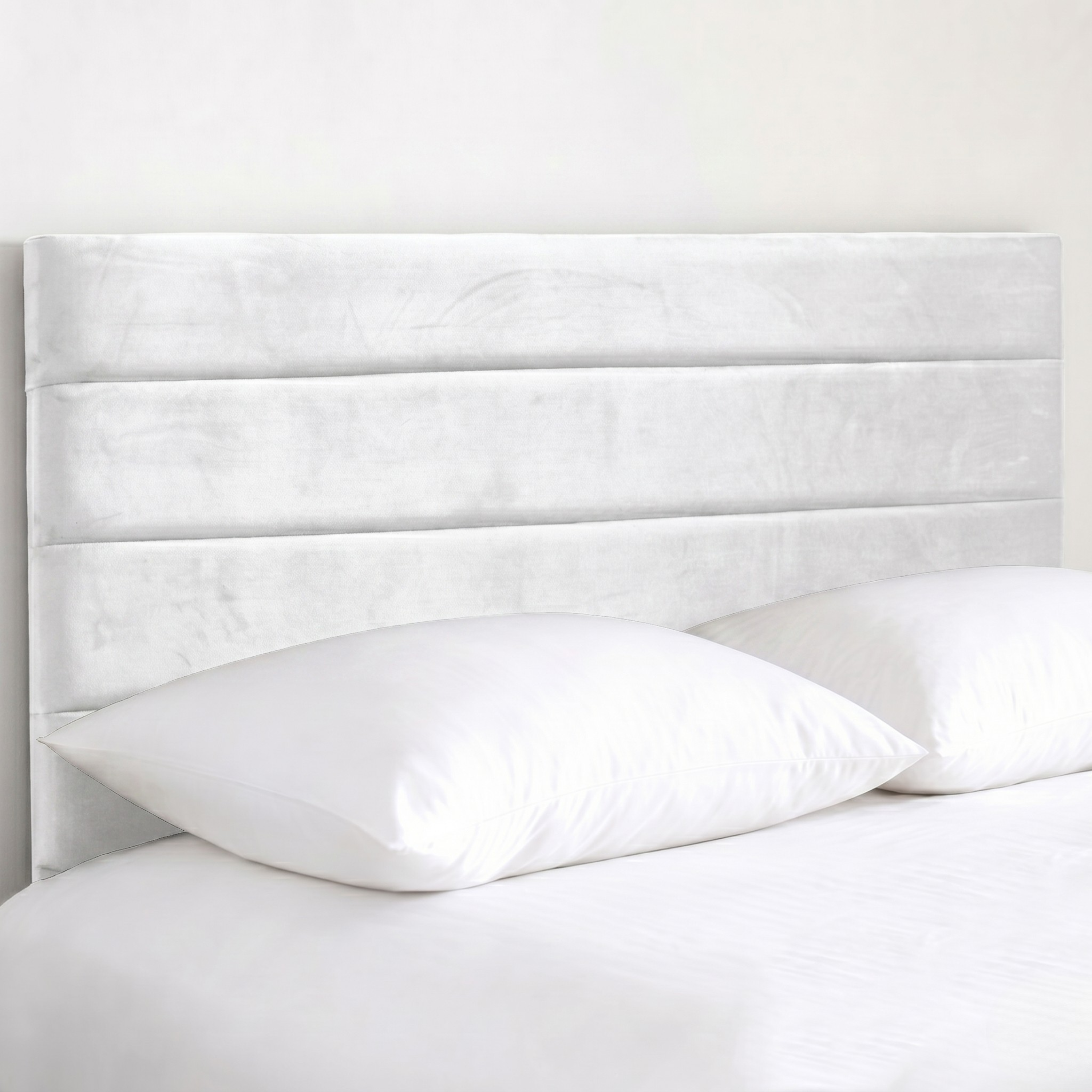 24" Venice Headboards for Beds | Plush Fabric Upholstered Padded Divan Headboard UK