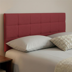 24" Cube Plush Fabric Headboard for Beds | Padded Divan Bed Headboard