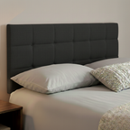 24" Cube Plush Fabric Headboard for Beds | Padded Divan Bed Headboard