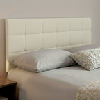 24" Cube Plush Fabric Headboard for Beds | Padded Divan Bed Headboard