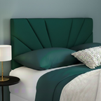 Butterfly Plush Fabric Upholstered Headboard | Padded Divan Bed Headboard | 24" Luxury Headboard